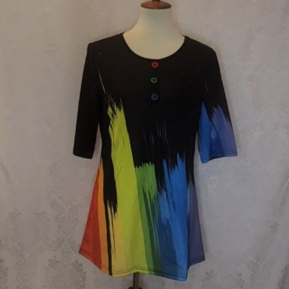 Casual Colorful Shirt NWOT - Picture 8 of 15